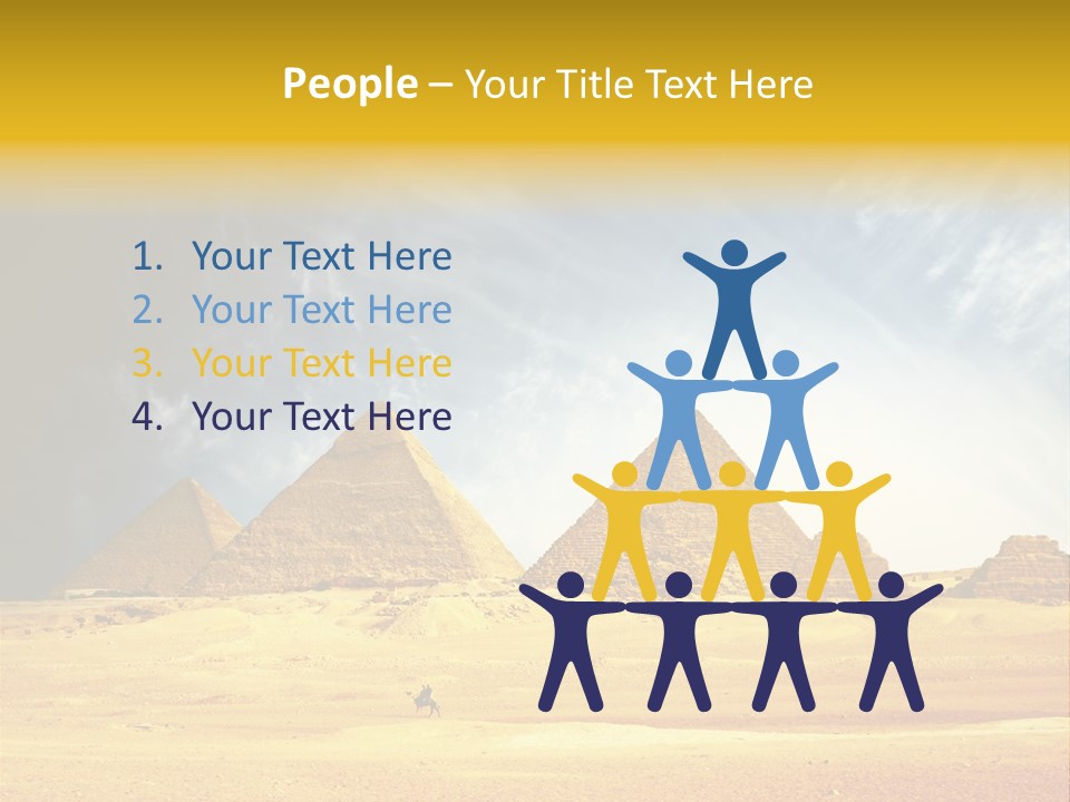 Sunlight Orient Camel PowerPoint Template