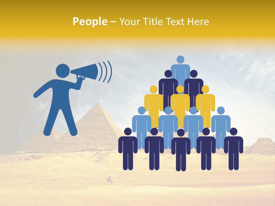 Sunlight Orient Camel PowerPoint Template