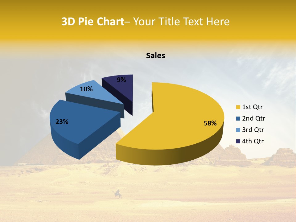 Sunlight Orient Camel PowerPoint Template