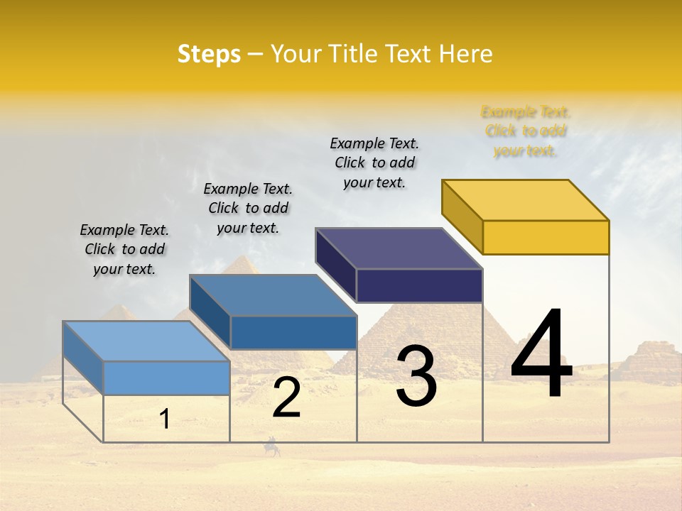 Sunlight Orient Camel PowerPoint Template
