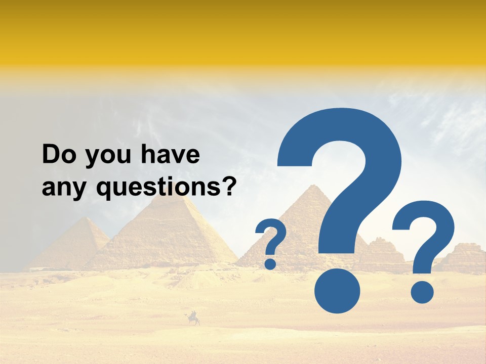 Sunlight Orient Camel PowerPoint Template