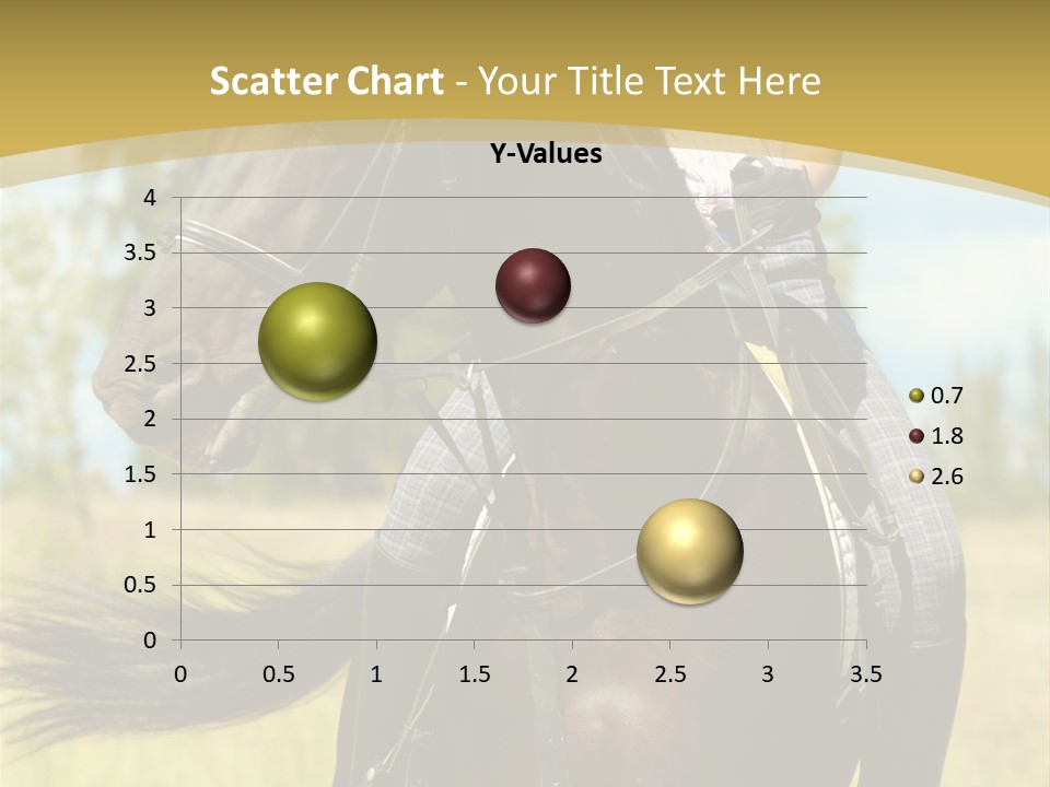 Cloudy Female Portrait PowerPoint Template