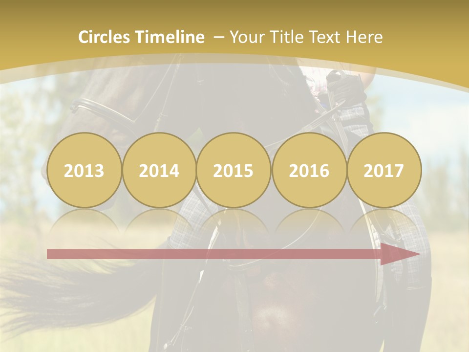 Cloudy Female Portrait PowerPoint Template