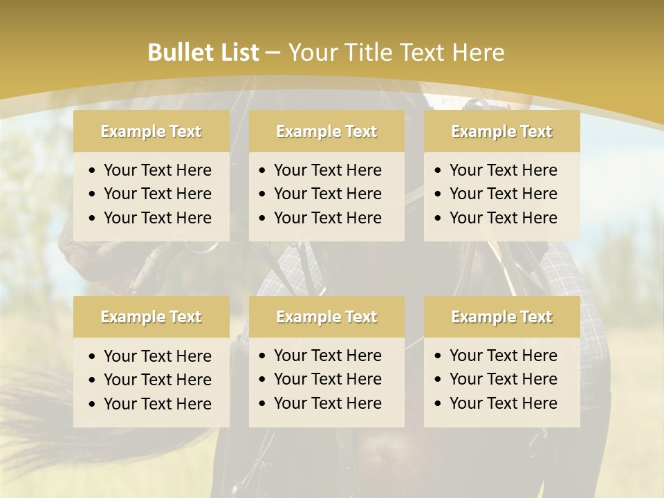 Cloudy Female Portrait PowerPoint Template