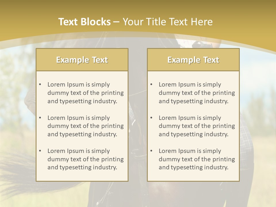 Cloudy Female Portrait PowerPoint Template