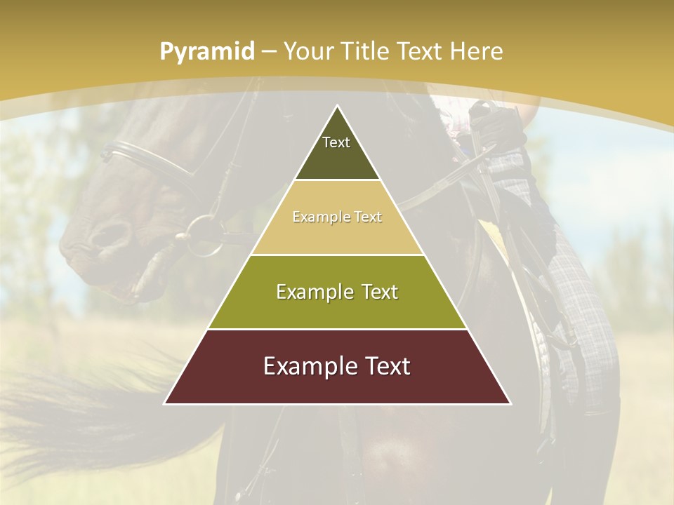 Cloudy Female Portrait PowerPoint Template