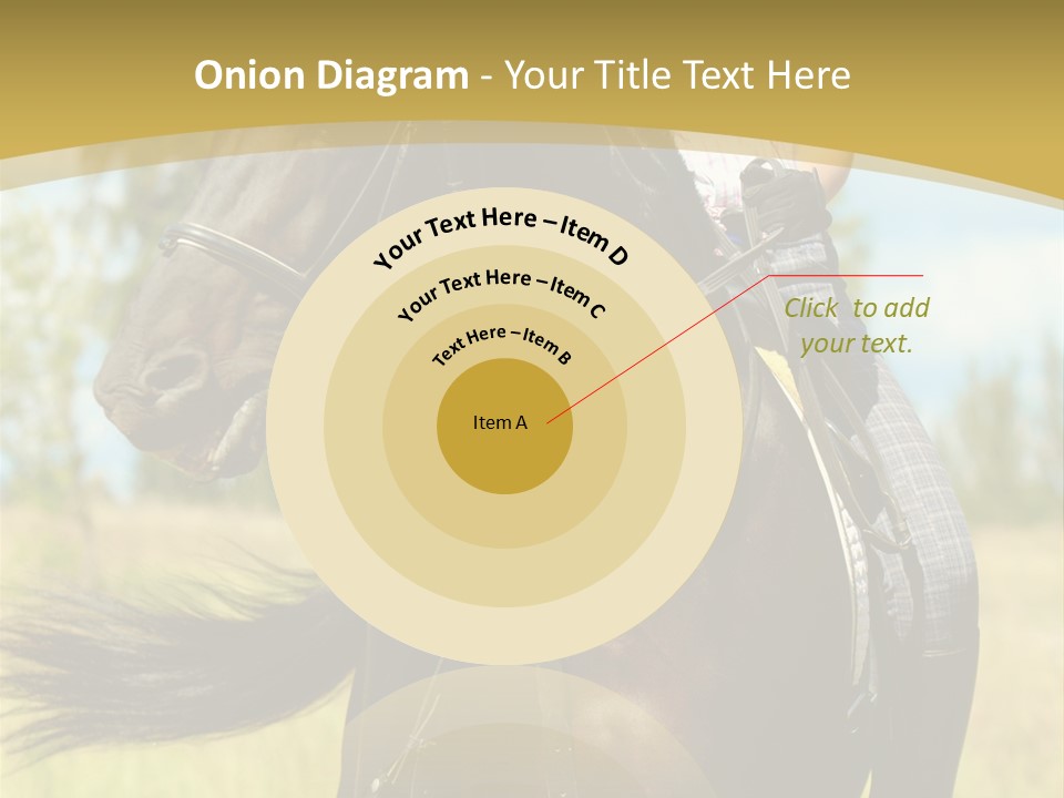 Cloudy Female Portrait PowerPoint Template