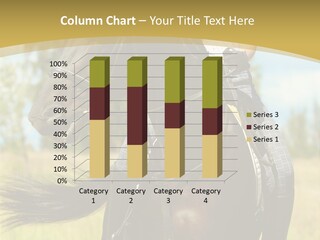 Cloudy Female Portrait PowerPoint Template