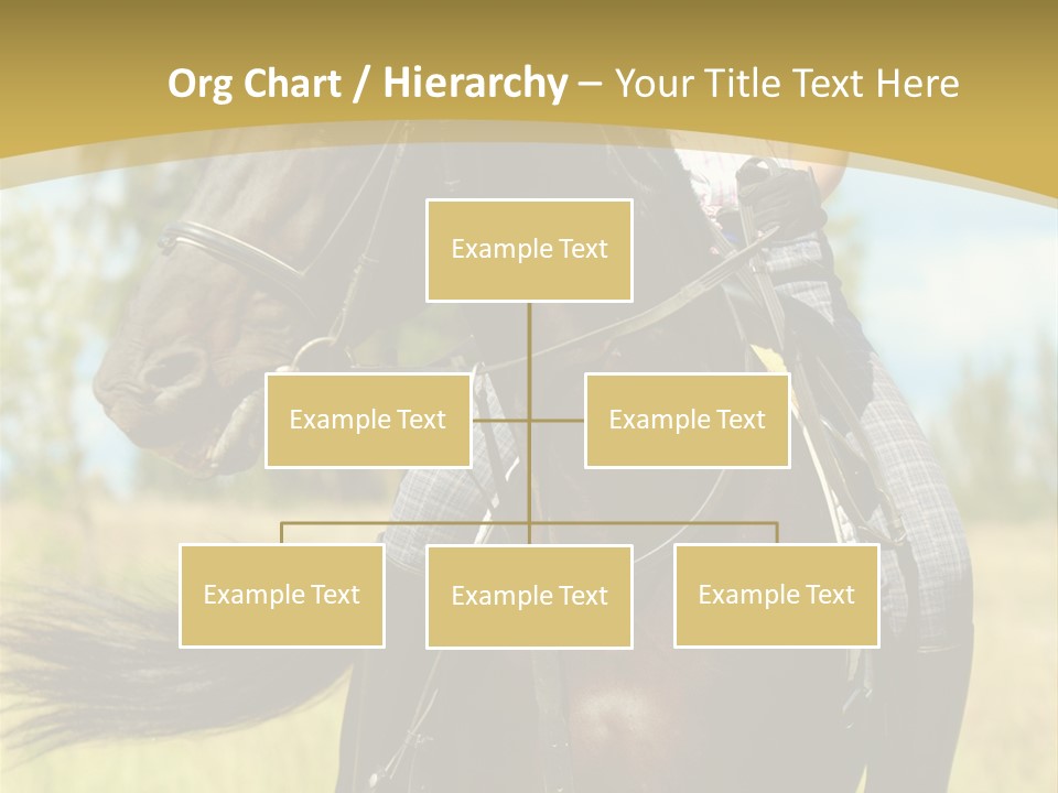 Cloudy Female Portrait PowerPoint Template