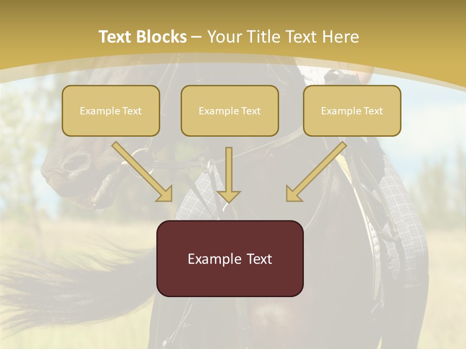 Cloudy Female Portrait PowerPoint Template