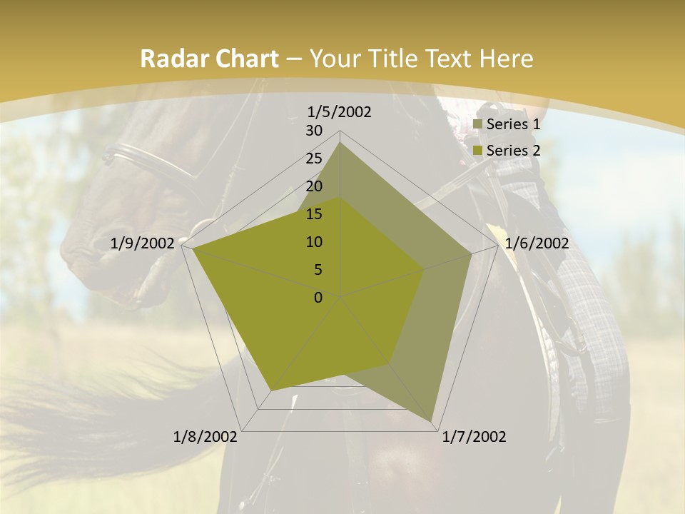 Cloudy Female Portrait PowerPoint Template