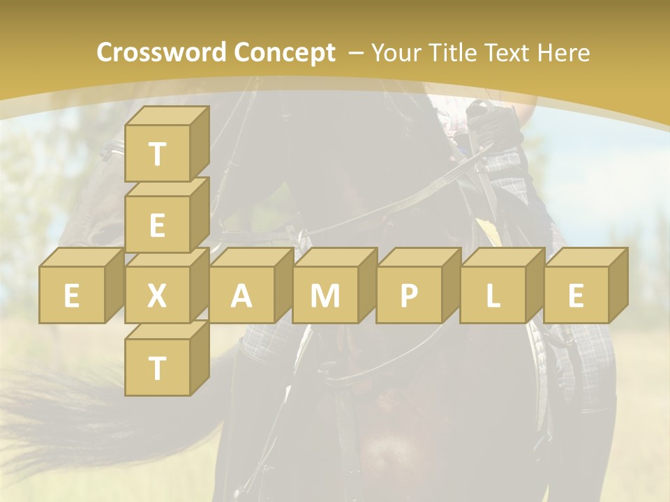 Cloudy Female Portrait PowerPoint Template