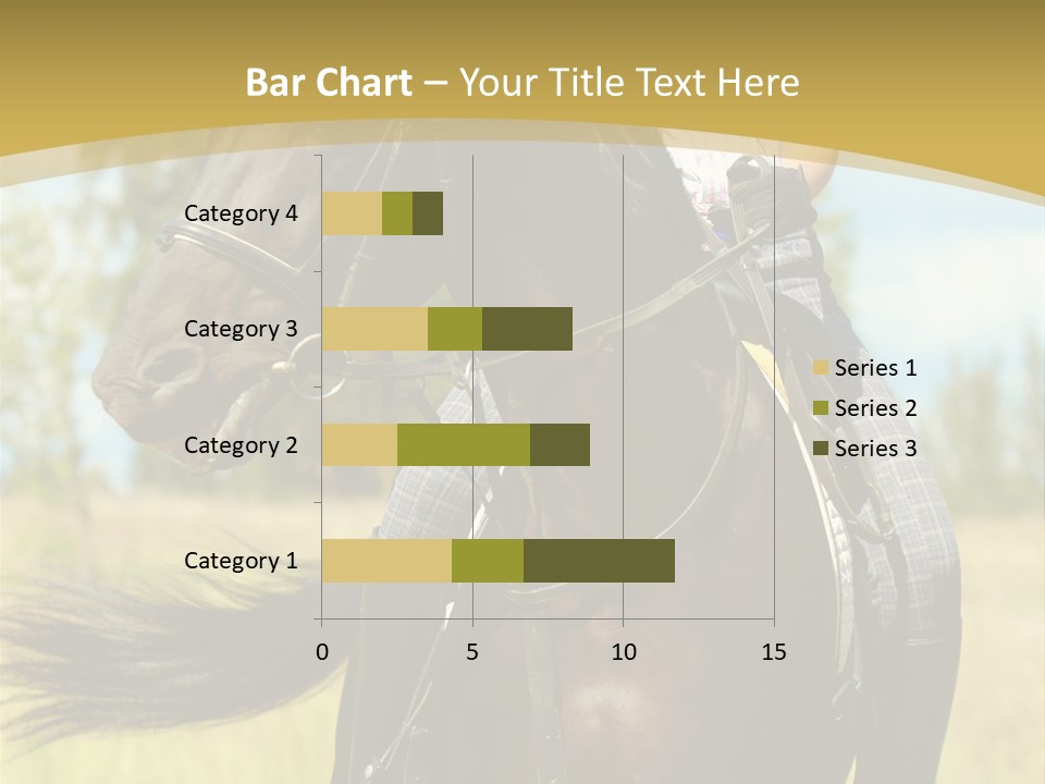 Cloudy Female Portrait PowerPoint Template
