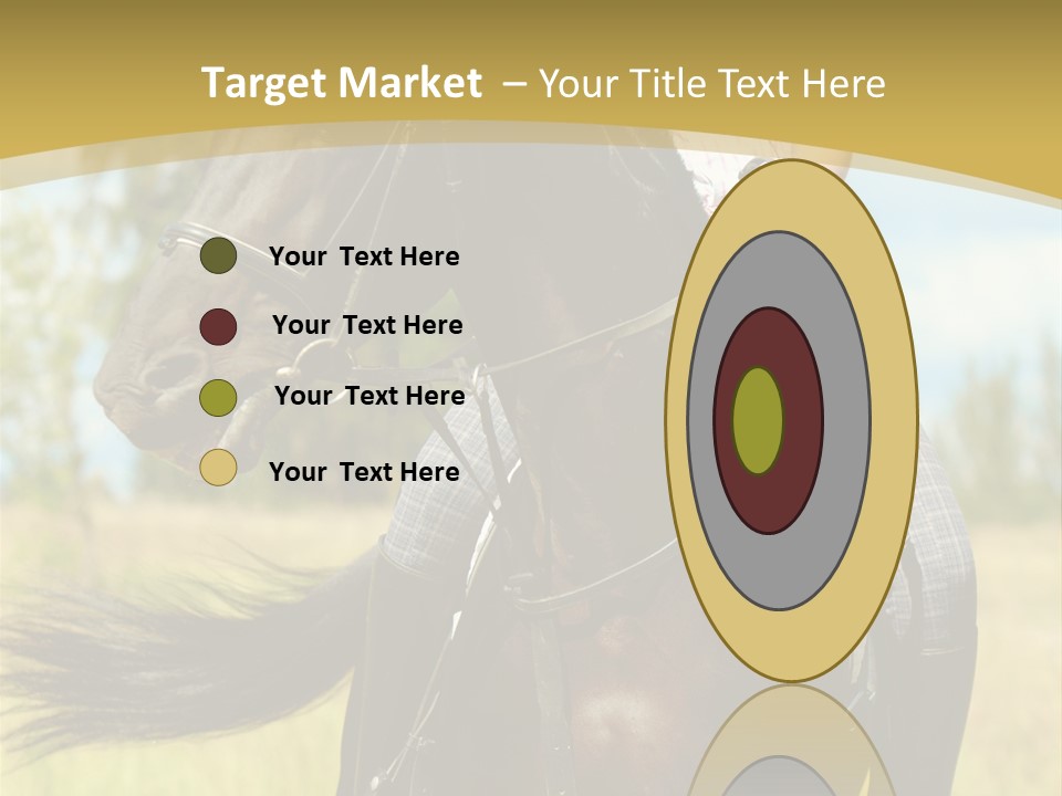 Cloudy Female Portrait PowerPoint Template