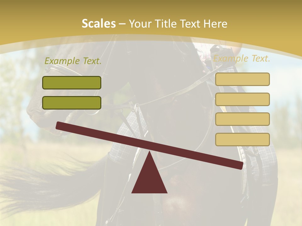 Cloudy Female Portrait PowerPoint Template