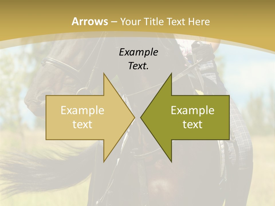 Cloudy Female Portrait PowerPoint Template