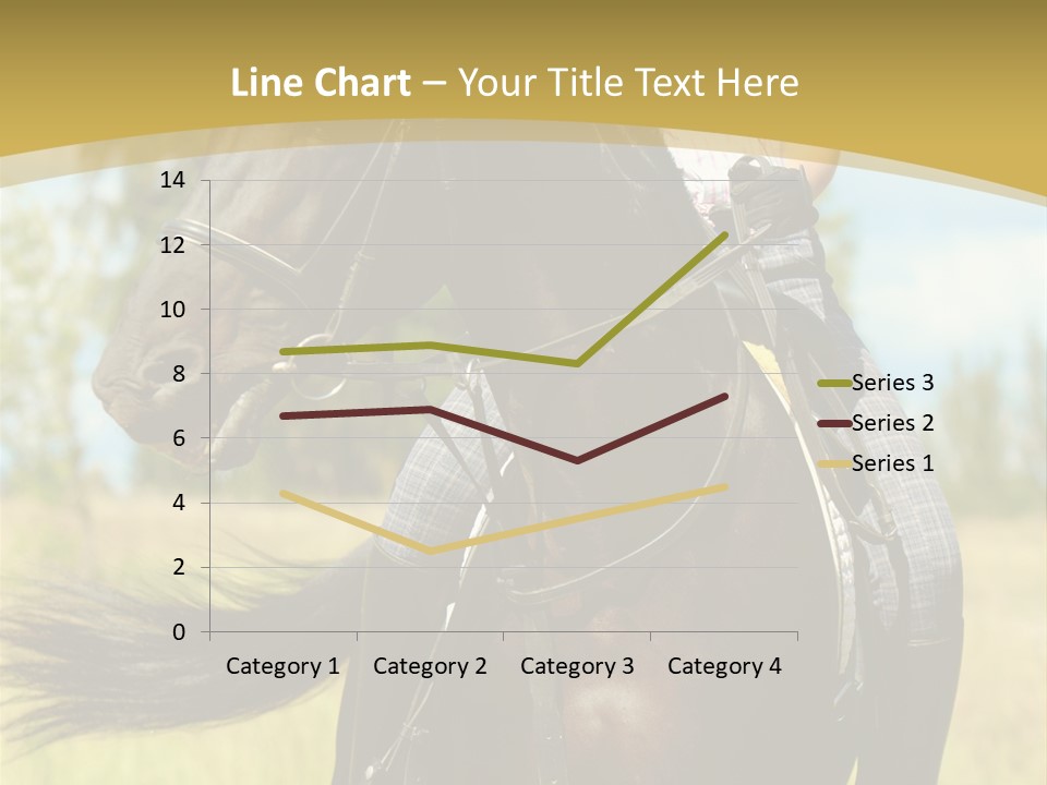 Cloudy Female Portrait PowerPoint Template
