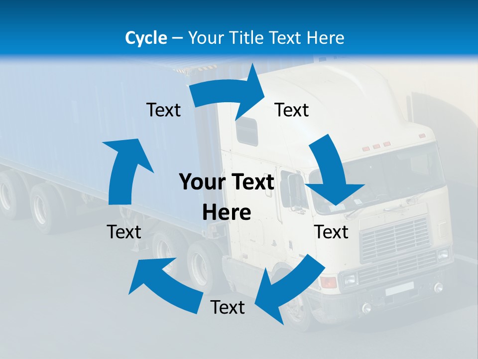 Carrier Mover Auto PowerPoint Template