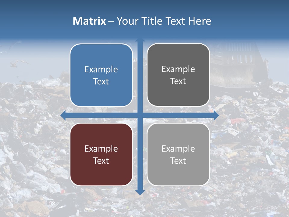 Smashed Resources Caterpillar PowerPoint Template