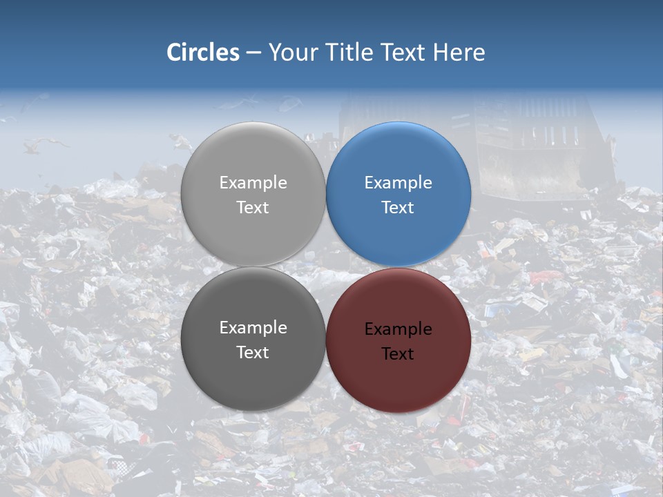 Smashed Resources Caterpillar PowerPoint Template