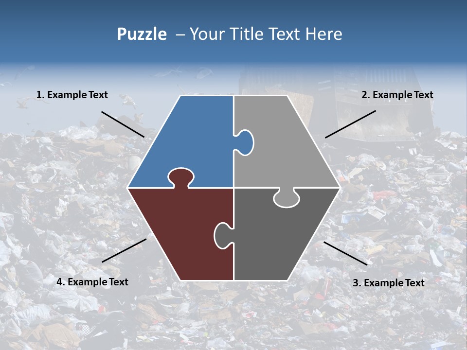 Smashed Resources Caterpillar PowerPoint Template