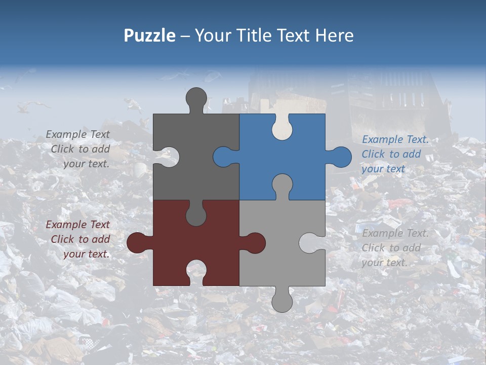 Smashed Resources Caterpillar PowerPoint Template