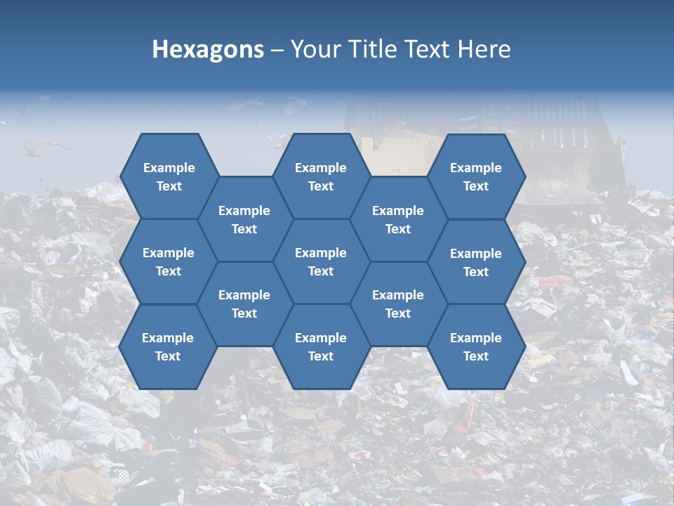 Smashed Resources Caterpillar PowerPoint Template