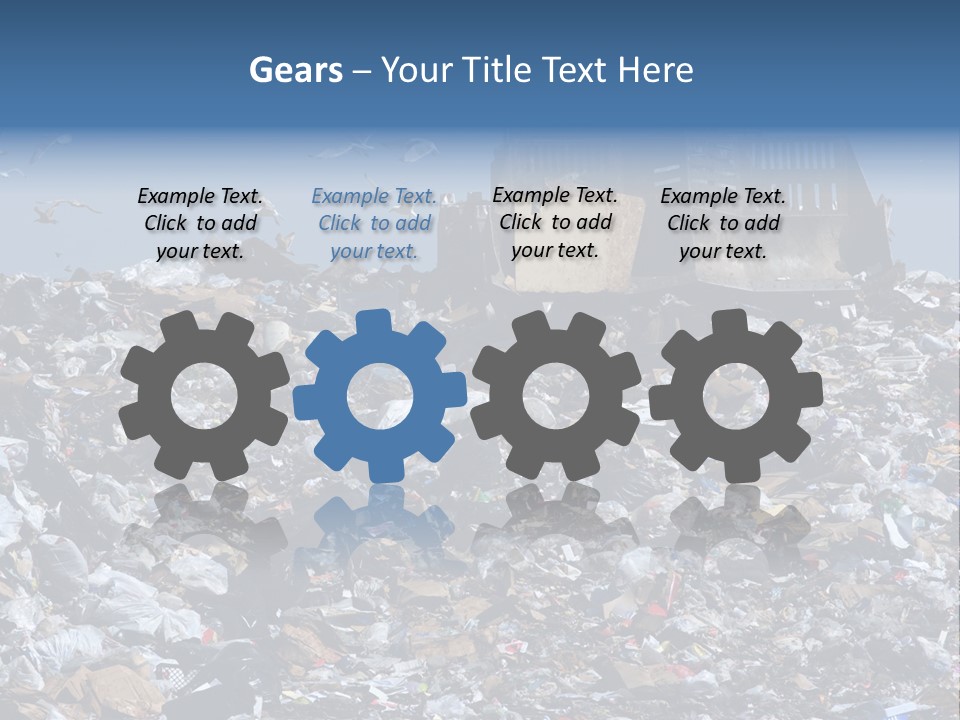 Smashed Resources Caterpillar PowerPoint Template