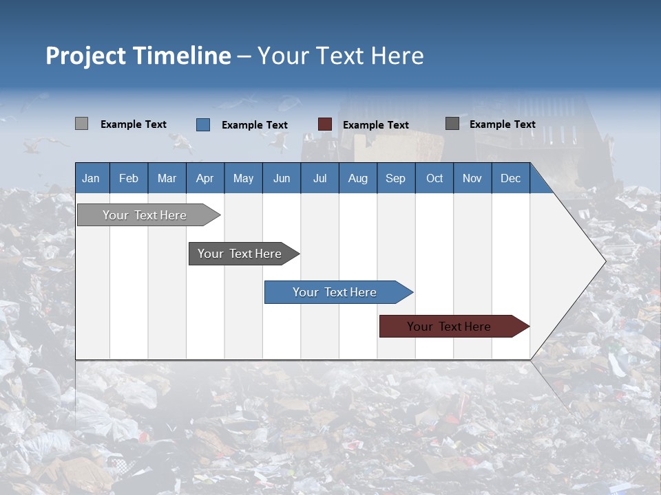 Smashed Resources Caterpillar PowerPoint Template