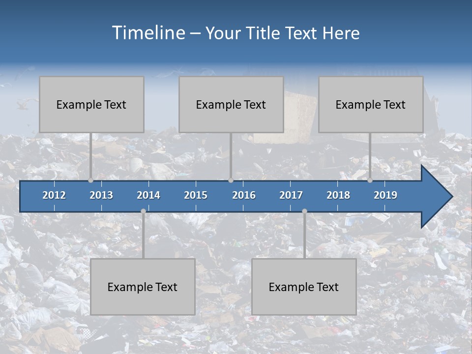 Smashed Resources Caterpillar PowerPoint Template