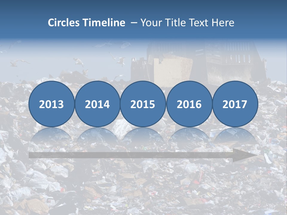 Smashed Resources Caterpillar PowerPoint Template