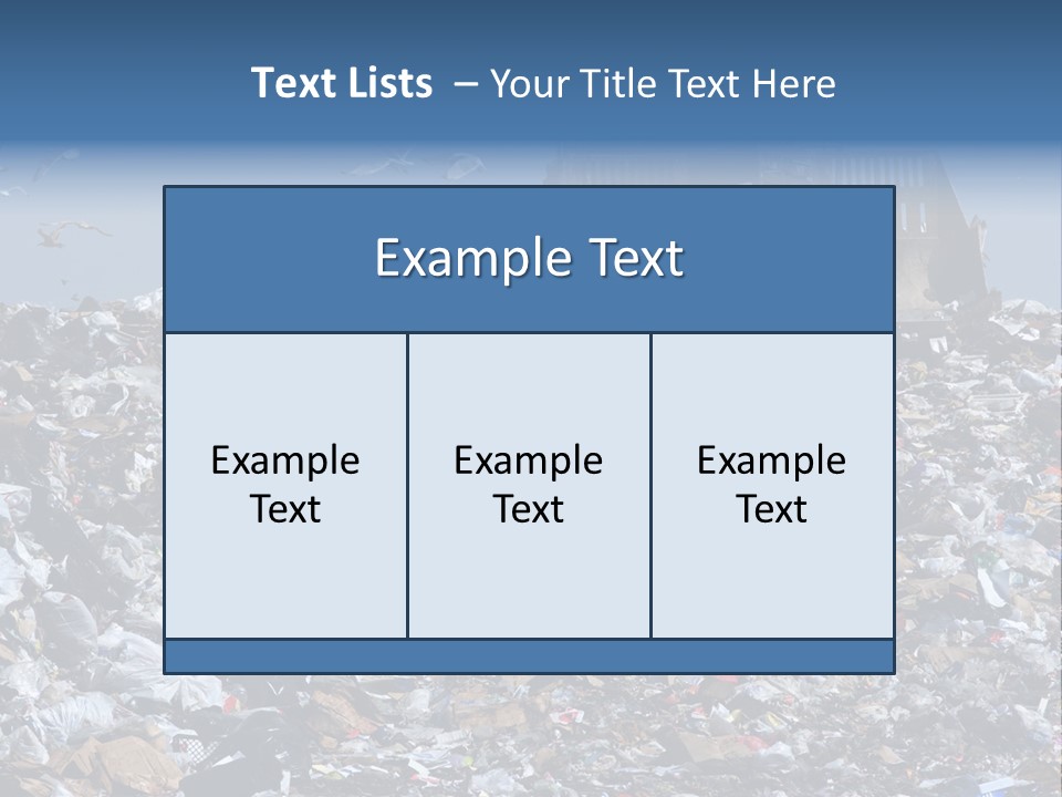 Smashed Resources Caterpillar PowerPoint Template