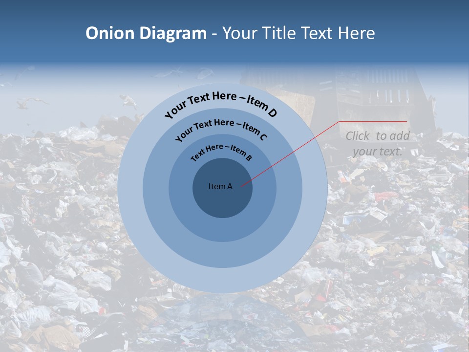 Smashed Resources Caterpillar PowerPoint Template