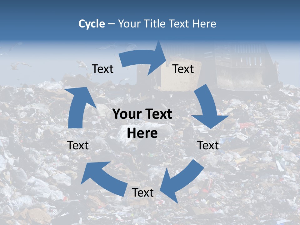 Smashed Resources Caterpillar PowerPoint Template