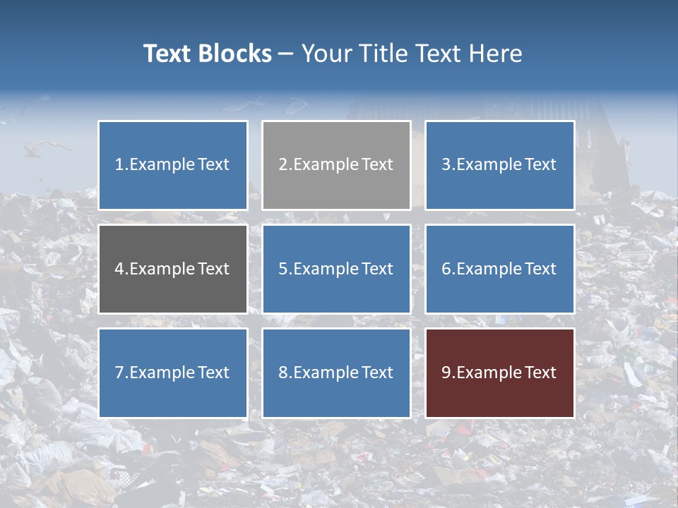 Smashed Resources Caterpillar PowerPoint Template