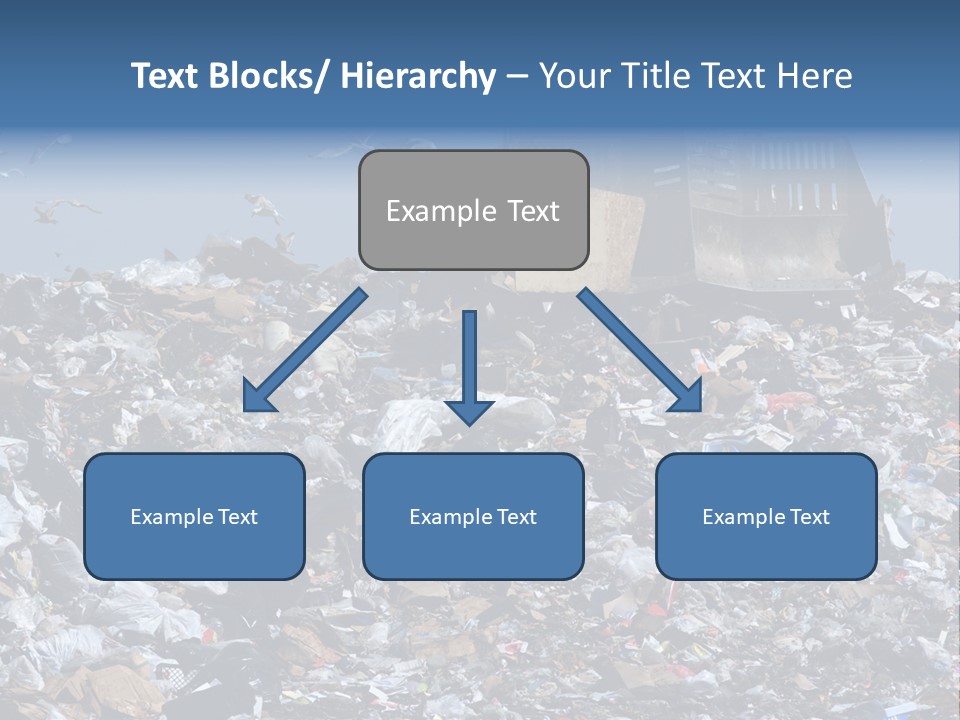 Smashed Resources Caterpillar PowerPoint Template
