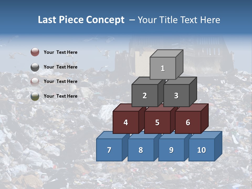 Smashed Resources Caterpillar PowerPoint Template