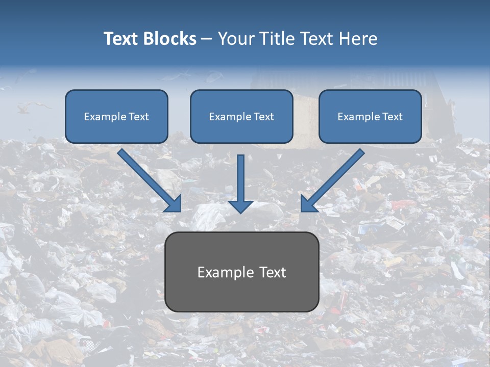 Smashed Resources Caterpillar PowerPoint Template