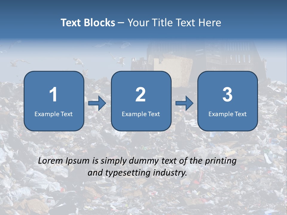 Smashed Resources Caterpillar PowerPoint Template