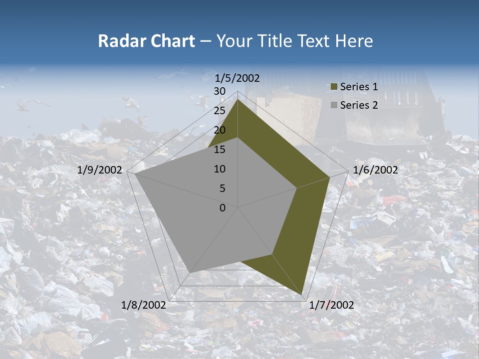 Smashed Resources Caterpillar PowerPoint Template