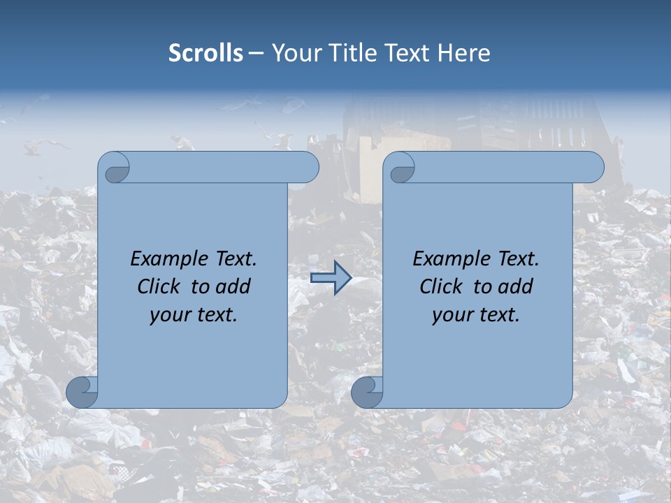 Smashed Resources Caterpillar PowerPoint Template