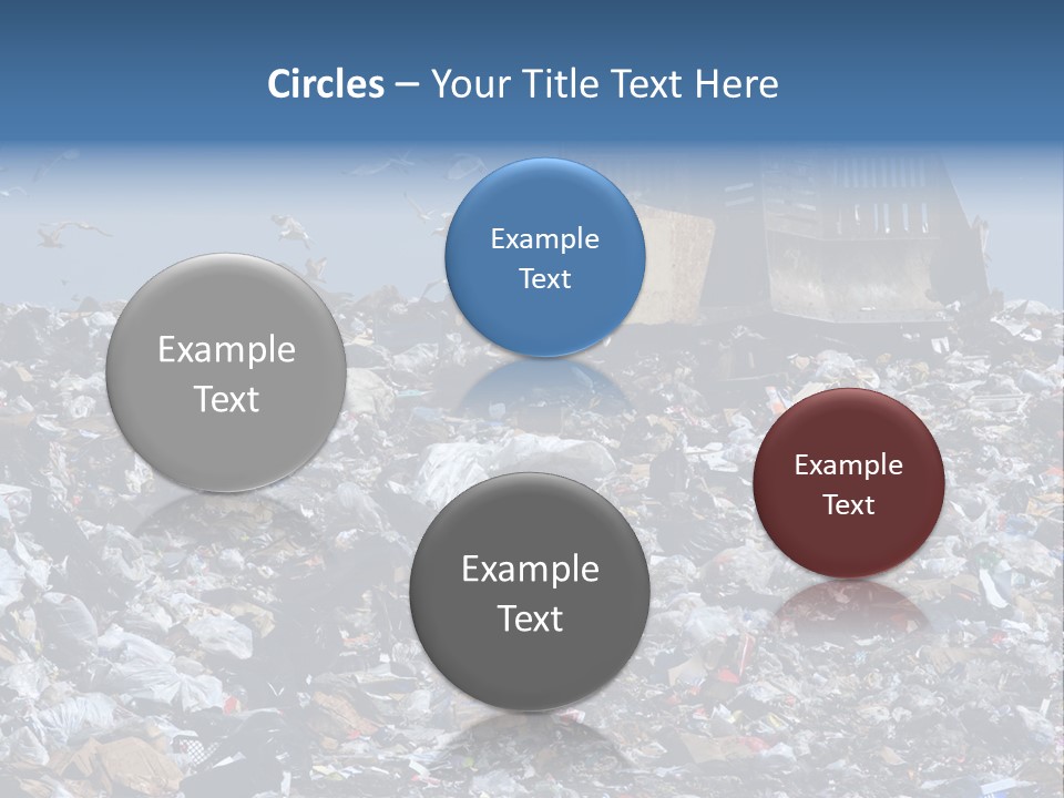 Smashed Resources Caterpillar PowerPoint Template