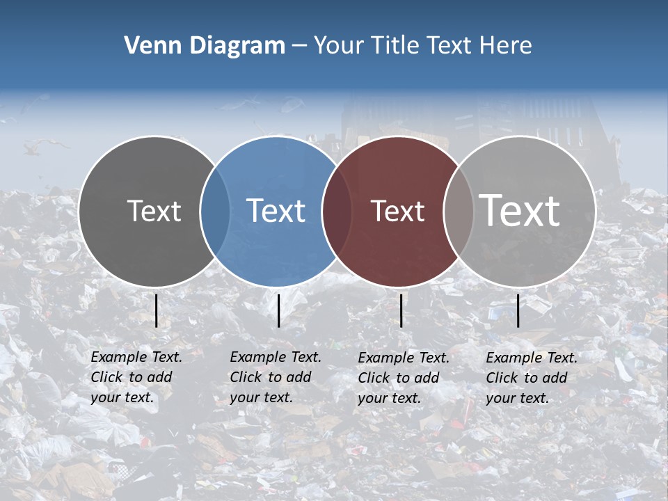 Smashed Resources Caterpillar PowerPoint Template