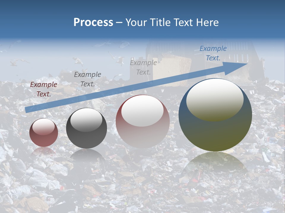 Smashed Resources Caterpillar PowerPoint Template