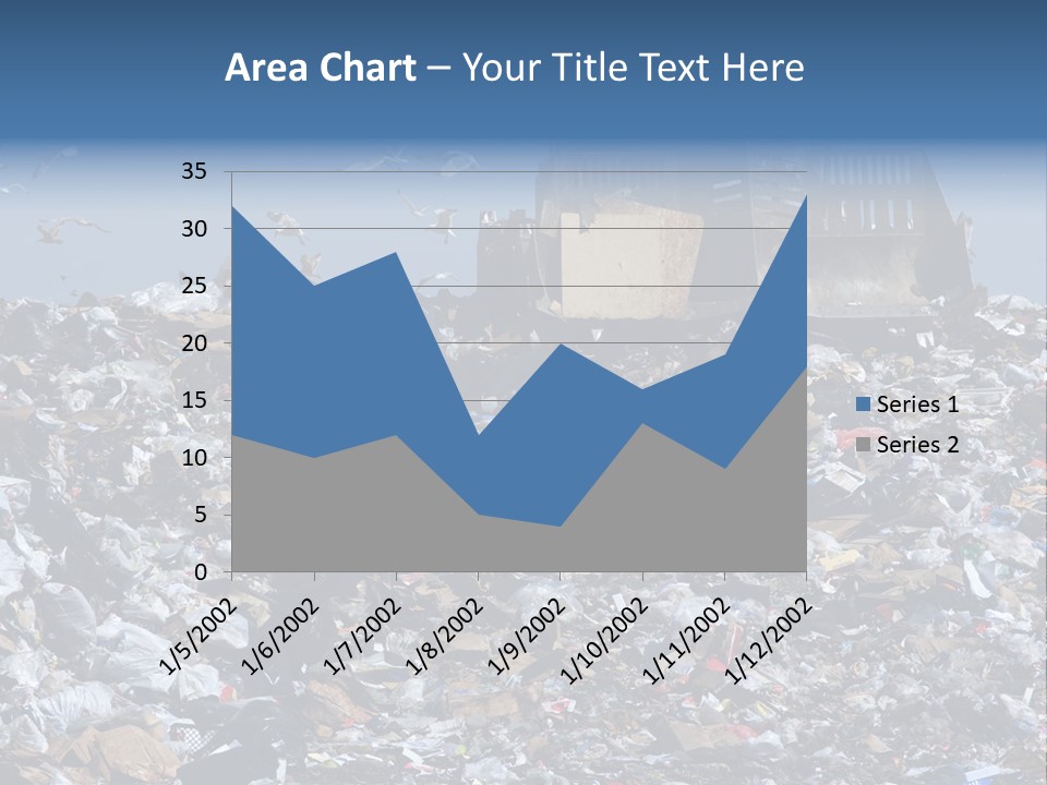 Smashed Resources Caterpillar PowerPoint Template
