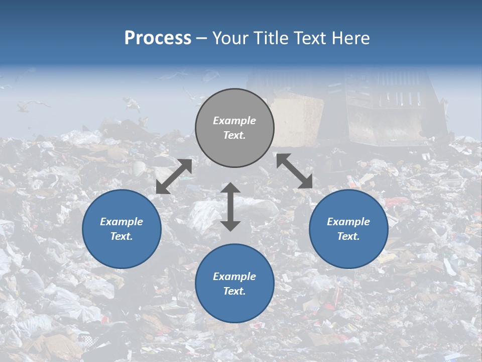 Smashed Resources Caterpillar PowerPoint Template