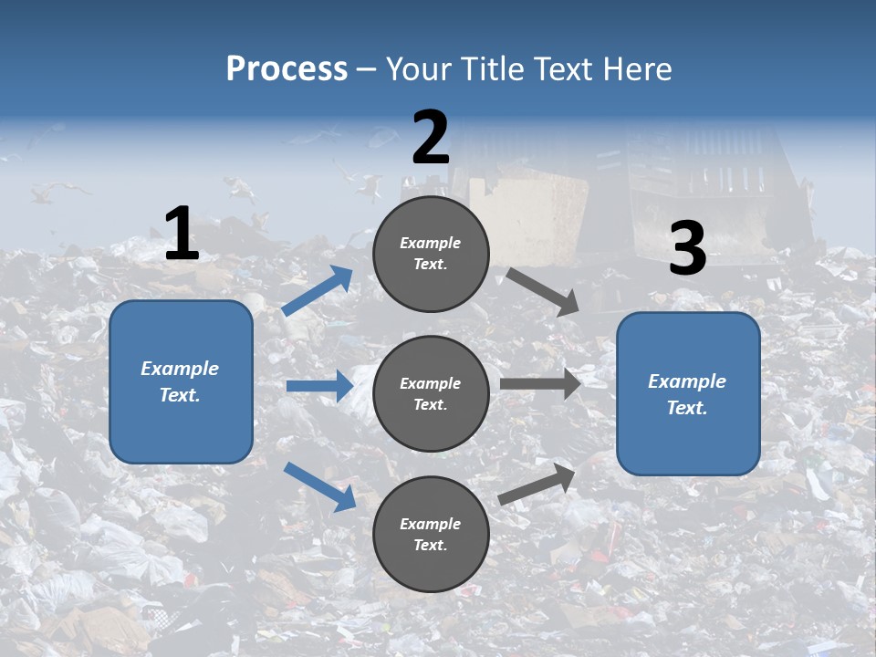 Smashed Resources Caterpillar PowerPoint Template