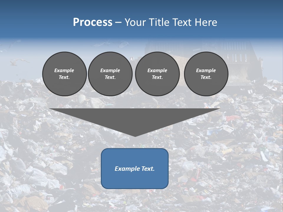 Smashed Resources Caterpillar PowerPoint Template