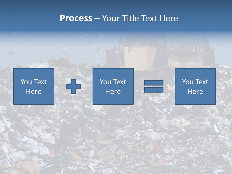 Smashed Resources Caterpillar PowerPoint Template