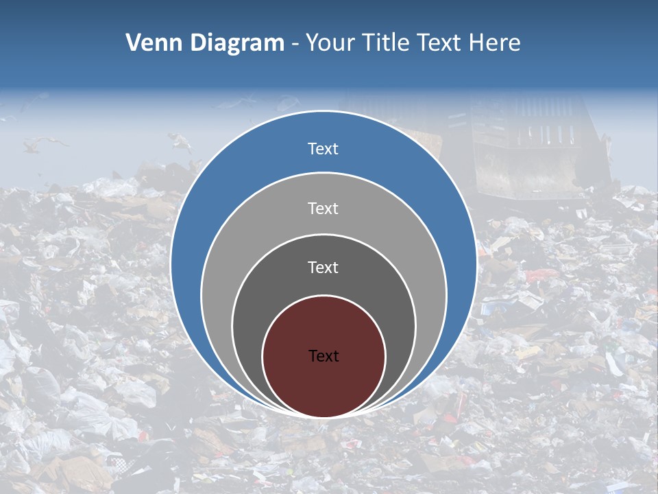 Smashed Resources Caterpillar PowerPoint Template